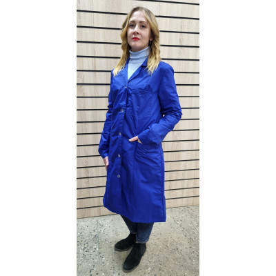 Халат «Тиси с рельефом» женский васильковый Халат «Тиси с рельефом» женский васильковый