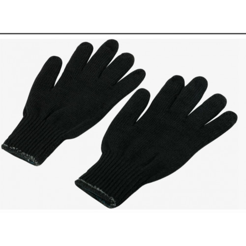 Перчатки п/ш, одинарные, черные