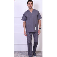 Костюм «Хирургический» с брюками мужской серый