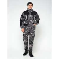 Костюм охот лет муж с брюками 911 Рип-стоп, КМФ пиксель+черн.