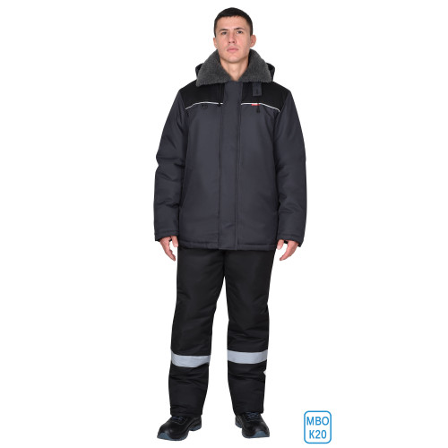 Куртка «Мастер СИРИУС» мужская зимняя темно-серая