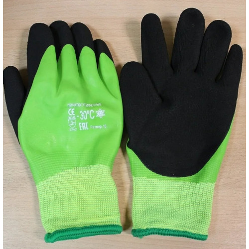 Перчатки утепленные нейлон.с полн.акрил.об, флис