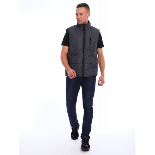 Жилет зимний «серый» универс. серый