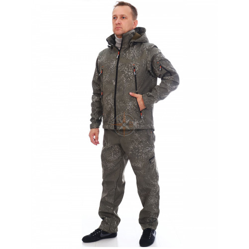 Костюм «Вальд» мужской демисезонный КМФ зеленая точка